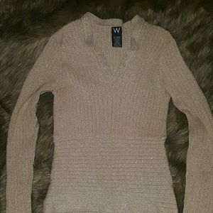 SOLD Gold glittery dress/casual top